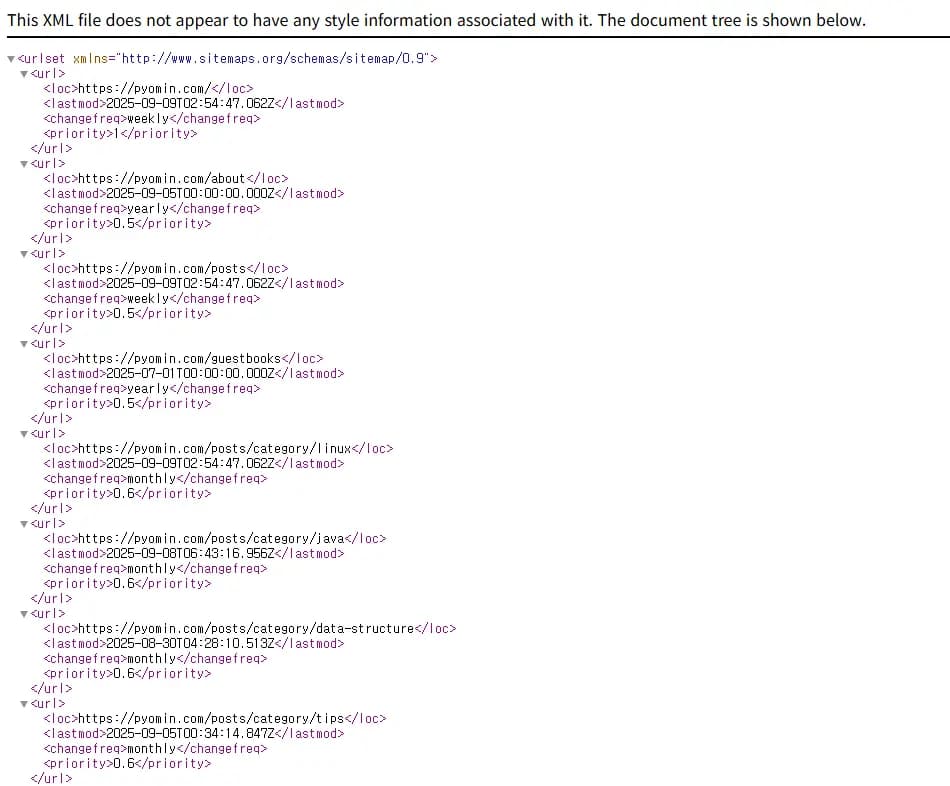 🐞 검색엔진 타임아웃 문제 해결 - Sitemap 성능 최적화 썸네일